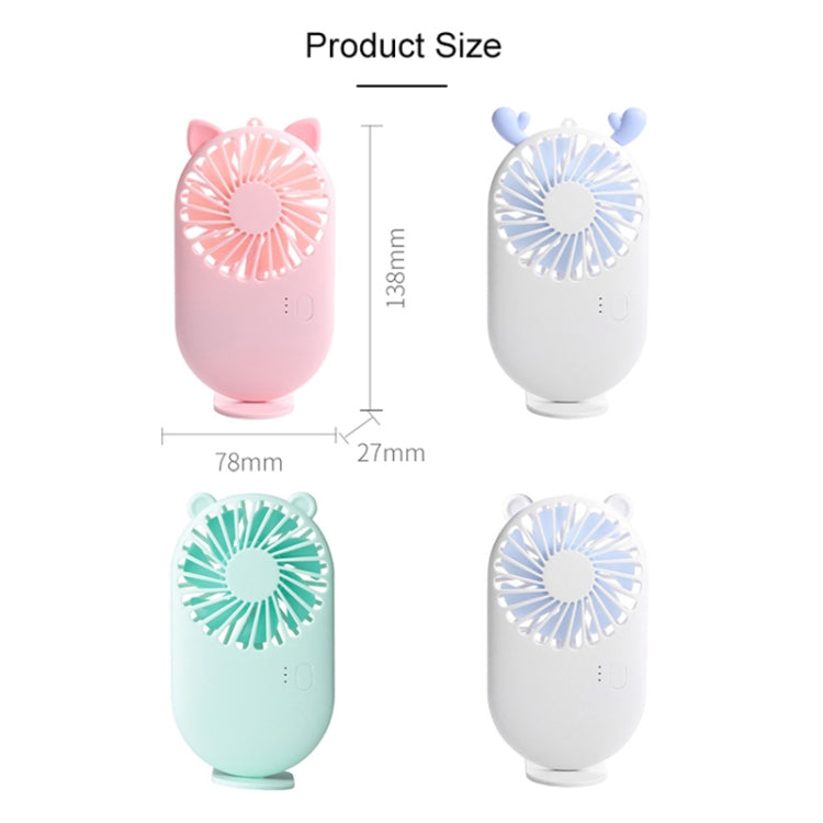 Portable Mini USB Charging Pocket Fan with 3 Speed Control (Pink) by buy2fix