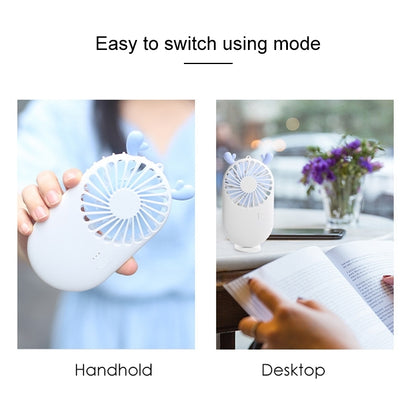 Portable Mini USB Charging Pocket Fan with 3 Speed Control (White) by buy2fix