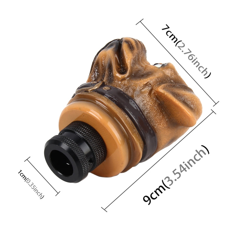 Bulldog Shaped Universal Vehicle Car Shifter Cover Manual Automatic Gear Shift Knob by buy2fix