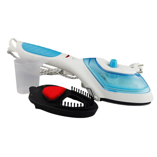 YB-888 900W 2 in 1 Multifunction Household Small Handheld Ironer Travel Portable Handheld Steam Hanging Hot Machine with Steam Brush & Measuring Cup, EU Plug(Blue) - Garment Steamer by buy2fix | Online Shopping UK | buy2fix