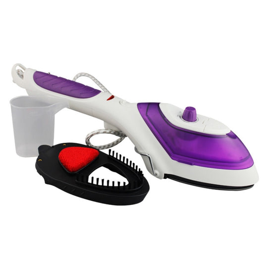 YB-888 900W 2 in 1 Multifunction Household Small Handheld Ironer Travel Portable Handheld Steam Hanging Hot Machine with Steam Brush & Measuring Cup, EU Plug(Purple) - Garment Steamer by buy2fix | Online Shopping UK | buy2fix