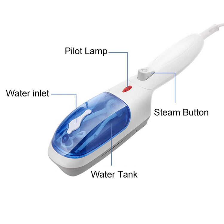 JK-2106 800W Household Travel Handheld Hang Hot Machine Mini Portable Steam Brush Ironer, US Plug - Garment Steamer by buy2fix | Online Shopping UK | buy2fix