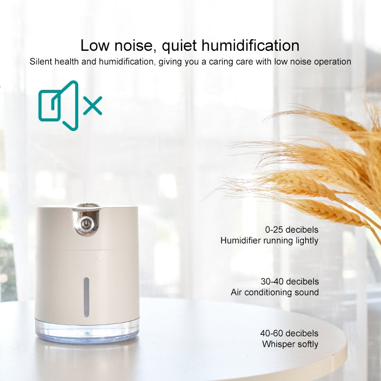 WT-H16 USB Charging Water Pattern Atomizing Humidifier with Colorful Night Lights, Water Tank Capacity: 300mL (Pink) - Air Purifiers & Accessories by buy2fix | Online Shopping UK | buy2fix