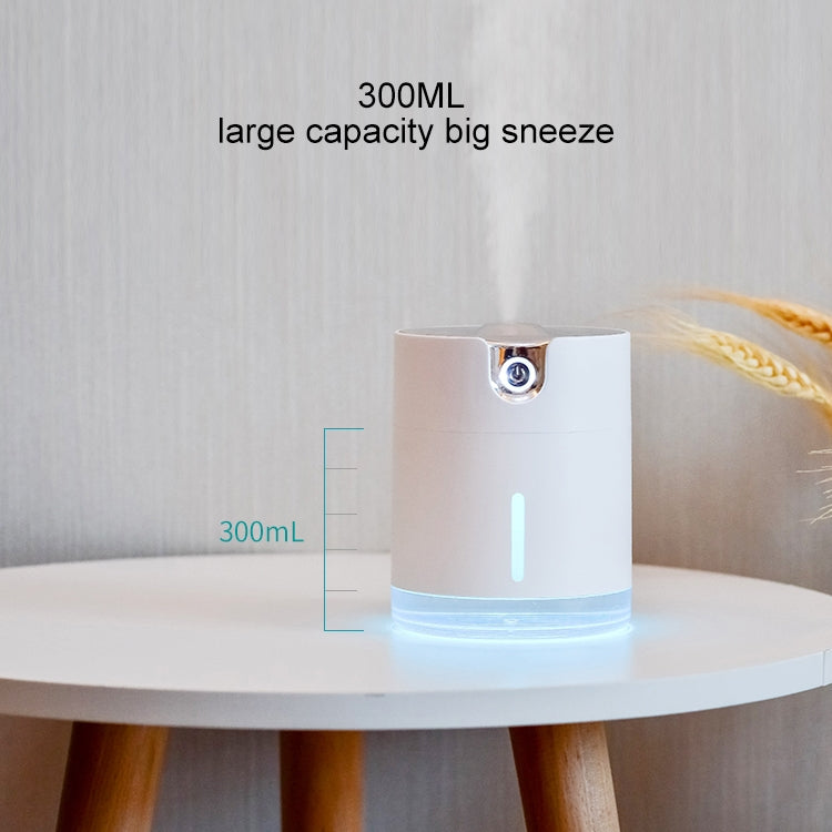 WT-H16 USB Charging Water Pattern Atomizing Humidifier with Colorful Night Lights, Water Tank Capacity: 300mL (Pink) - Air Purifiers & Accessories by buy2fix | Online Shopping UK | buy2fix