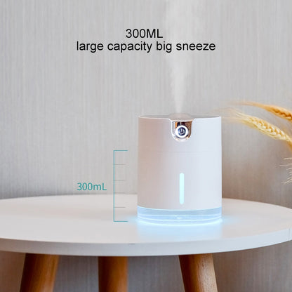 WT-H16 USB Charging Water Pattern Atomizing Humidifier with Colorful Night Lights, Water Tank Capacity: 300mL (Pink) - Air Purifiers & Accessories by buy2fix | Online Shopping UK | buy2fix