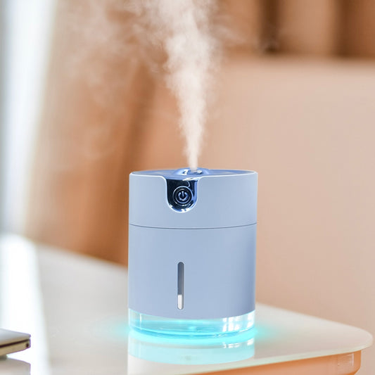 WT-H16 USB Charging Water Pattern Atomizing Humidifier with Colorful Night Lights, Water Tank Capacity: 300mL (Blue) - Air Purifiers & Accessories by buy2fix | Online Shopping UK | buy2fix
