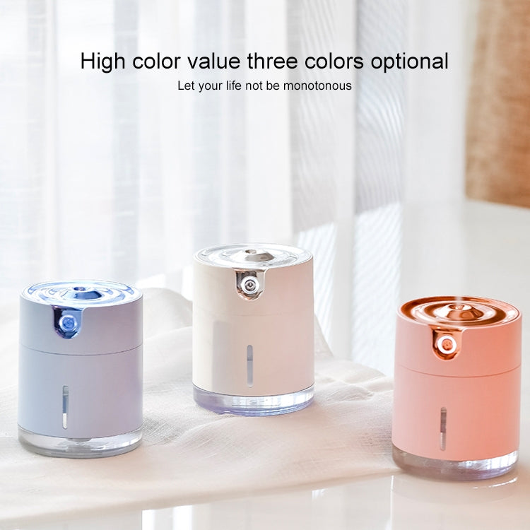 WT-H16 USB Charging Water Pattern Atomizing Humidifier with Colorful Night Lights, Water Tank Capacity: 300mL (White) - Air Purifiers & Accessories by buy2fix | Online Shopping UK | buy2fix