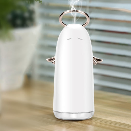 TSHM0 Mini Angel Atomizing Humidifier with Colorful Night Lights, Water Tank Capacity: 230mL (Gold) - Air Purifiers & Accessories by buy2fix | Online Shopping UK | buy2fix