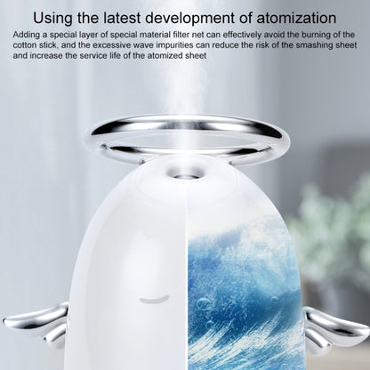 TSHM0 Mini Angel Atomizing Humidifier with Colorful Night Lights, Water Tank Capacity: 230mL (Gold) - Air Purifiers & Accessories by buy2fix | Online Shopping UK | buy2fix