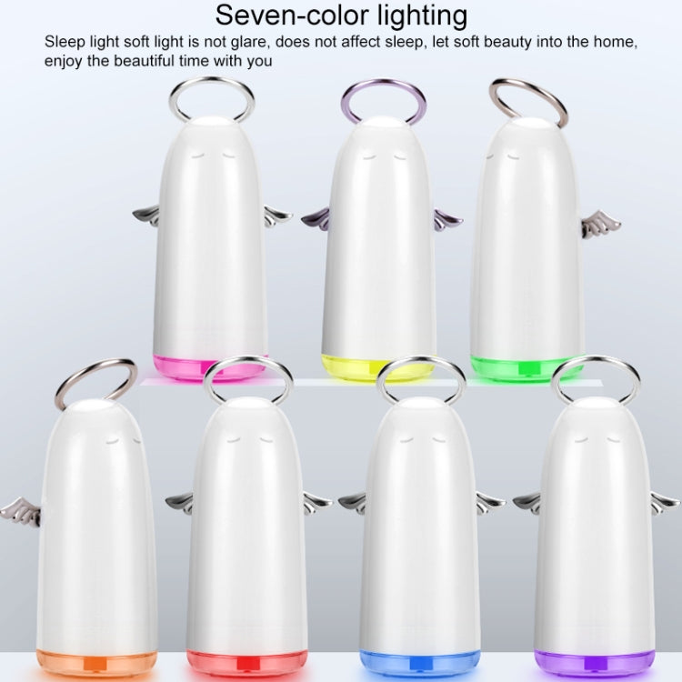 TSHM0 Mini Angel Atomizing Humidifier with Colorful Night Lights, Water Tank Capacity: 230mL (Gold) - Air Purifiers & Accessories by buy2fix | Online Shopping UK | buy2fix