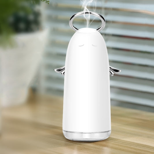 TSHM0 Mini Angel Atomizing Humidifier with Colorful Night Lights, Water Tank Capacity: 230mL (Silver) - Air Purifiers & Accessories by buy2fix | Online Shopping UK | buy2fix