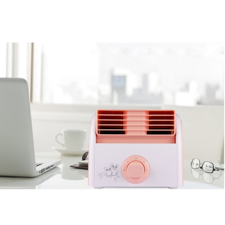 30W Turbine No Blade Mini Desktop Mute Fan for Dormitory / Bedroom / Living Room / Office, 3 Kinds Speed Mode, AC 220V(Pink) - Electric Fans by buy2fix | Online Shopping UK | buy2fix