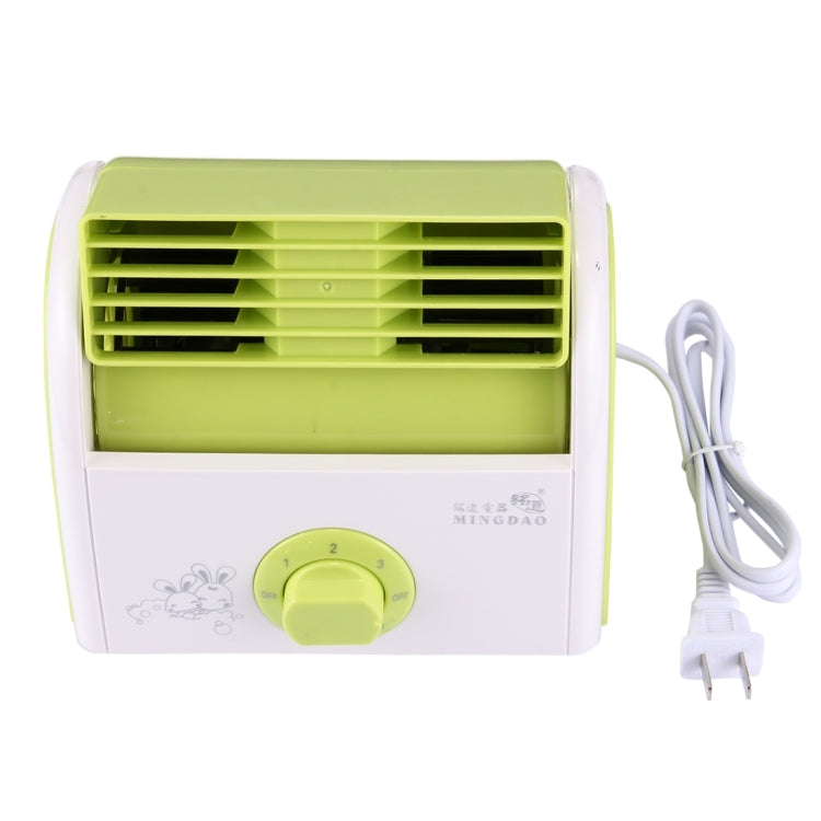 30W Turbine No Blade Mini Desktop Mute Fan for Dormitory / Bedroom / Living Room / Office, 3 Kinds Speed Modes, AC 220V(Green) - Electric Fans by buy2fix | Online Shopping UK | buy2fix