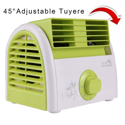30W Turbine No Blade Mini Desktop Mute Fan for Dormitory / Bedroom / Living Room / Office, 3 Kinds Speed Modes, AC 220V(Green) - Electric Fans by buy2fix | Online Shopping UK | buy2fix