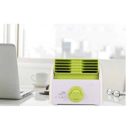 30W Turbine No Blade Mini Desktop Mute Fan for Dormitory / Bedroom / Living Room / Office, 3 Kinds Speed Modes, AC 220V(Green) - Electric Fans by buy2fix | Online Shopping UK | buy2fix