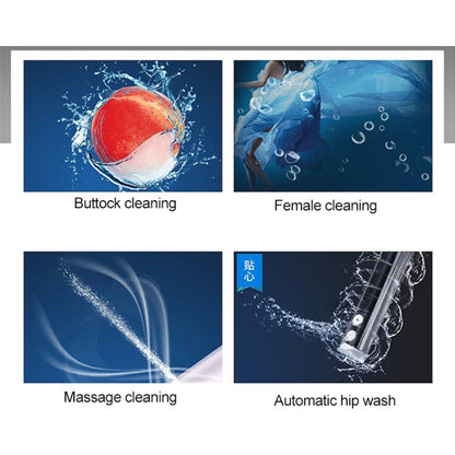 Universal Bathroom Automatic Flushing Drying Massage Intelligent Toilet Cleaner Cover - Smart Kitchen and Toilet by buy2fix | Online Shopping UK | buy2fix