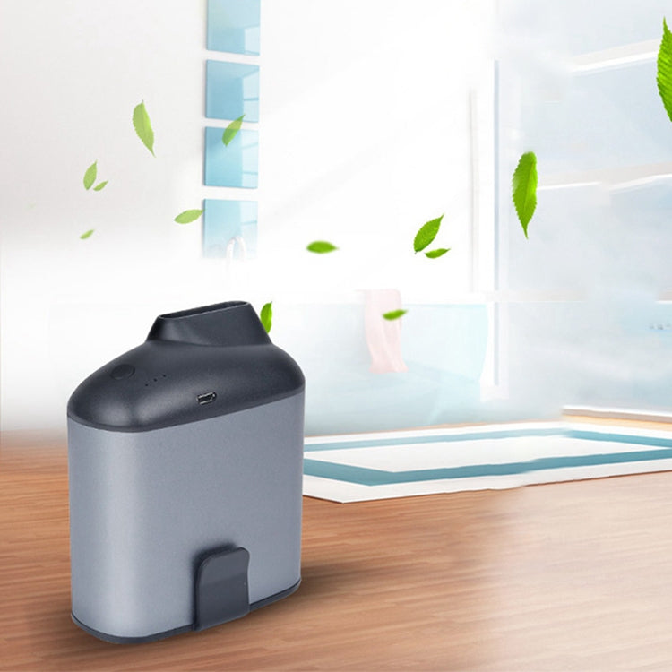 Portable Creative Hanging Waist USB Fan with Three Adjustable Wind Speed (Grey) by buy2fix