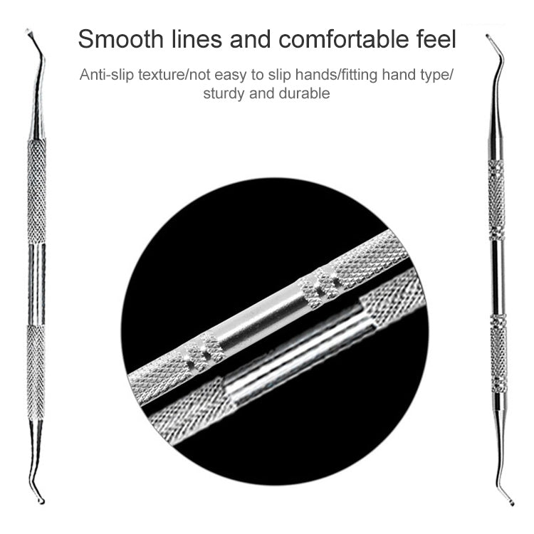 2 in 1 Nail Clipper for Paronychia Stainless Steel Olecranon Nail Nipper & Ingrown Nail Lifter(Black) - Nail Clipper by buy2fix | Online Shopping UK | buy2fix
