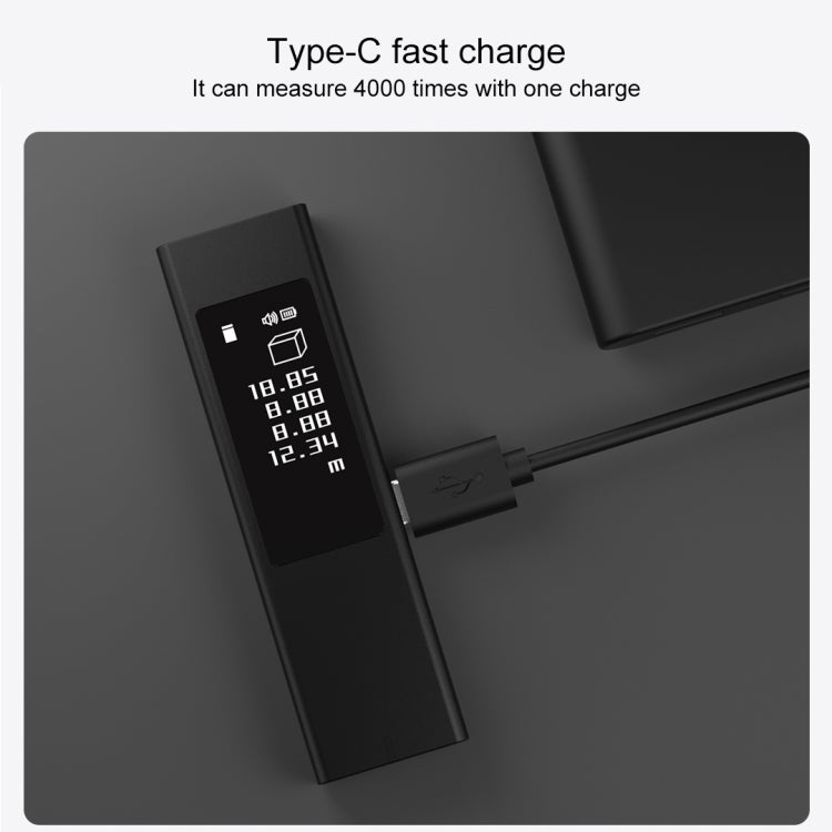 Original Xiaomi Youpin DUKA LS5 Touch Screen High-precision Infrared Laser Rangefinder (Black) by Xiaomi