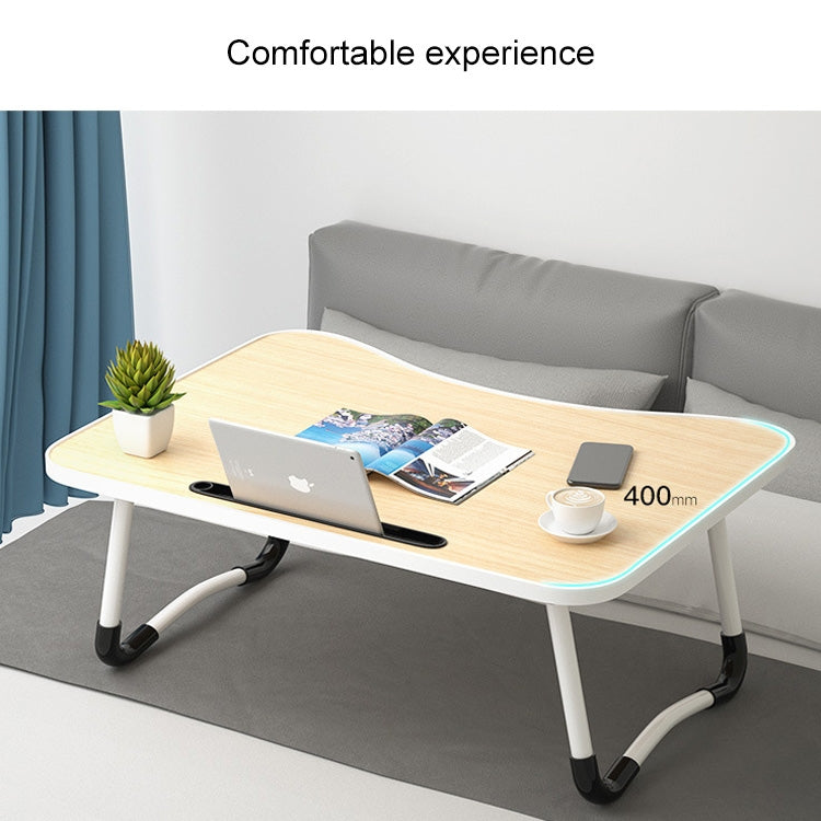 W-shaped Non-slip Legs Square Pattern Adjustable Folding Portable Laptop Desk without Card Slot (Snowman) - Laptop Stand by buy2fix | Online Shopping UK | buy2fix