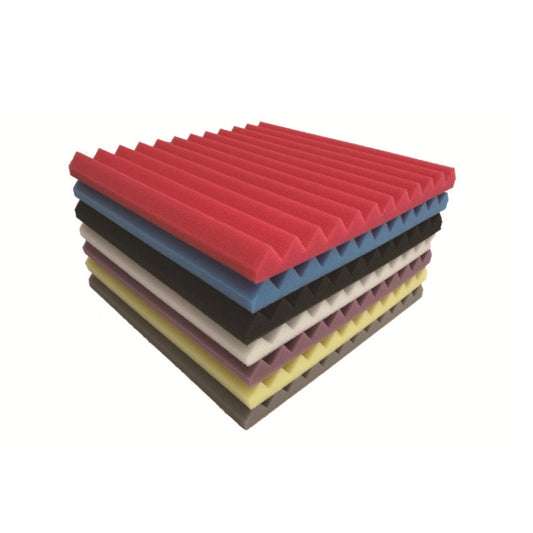 12 PCS Recording Studio Drum Room Acoustic Foam, Random Color Delivery - Windshield by buy2fix | Online Shopping UK | buy2fix