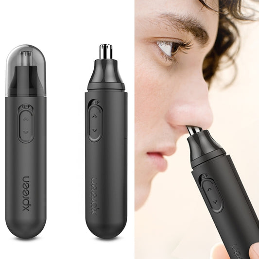 XPREEN XPRE001 High-speed Rotating Electric Nose Hair Trimmer Ear Trimmer Rotation Blade for Men and Women(Black) - Hair Removal by Xpreen | Online Shopping UK | buy2fix