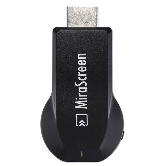 MiraScreen WiFi Display Dongle / Miracast Airplay DLNA Display Receiver Dongle Wireless Mirroring Screen Device with 2 in 1 USB Cable (Black) - Wireless Display Dongle by buy2fix | Online Shopping UK | buy2fix