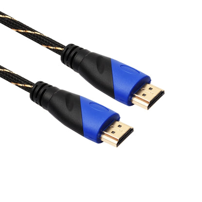3m HDMI 1.4 Version 1080P Woven Net Line Blue Black Head HDMI Male to HDMI Male Audio Video Connector Adapter Cable with DVI Adapter Set - Cable by buy2fix | Online Shopping UK | buy2fix