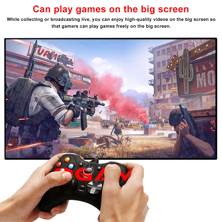 Z35 HDMI Female + Mic to HDMI Female + Audio + USB HD Video & Audio Capture Card with Loop - Video Capture Solutions by buy2fix | Online Shopping UK | buy2fix