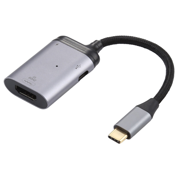 4K 60Hz USB-C / Type-C to HDMI + PD Data Sync Adapter Cable by buy2fix
