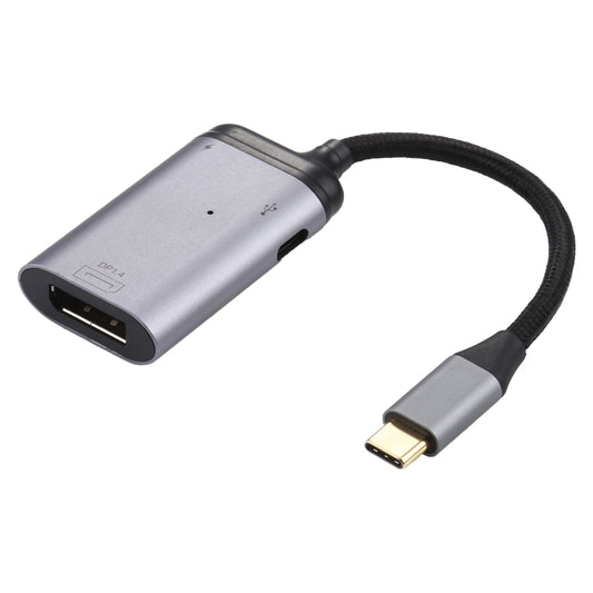 4K USB-C / Type-C to DisplayPort 1.4 + PD Data Sync Adapter Cable - Cable & Adapters by buy2fix | Online Shopping UK | buy2fix