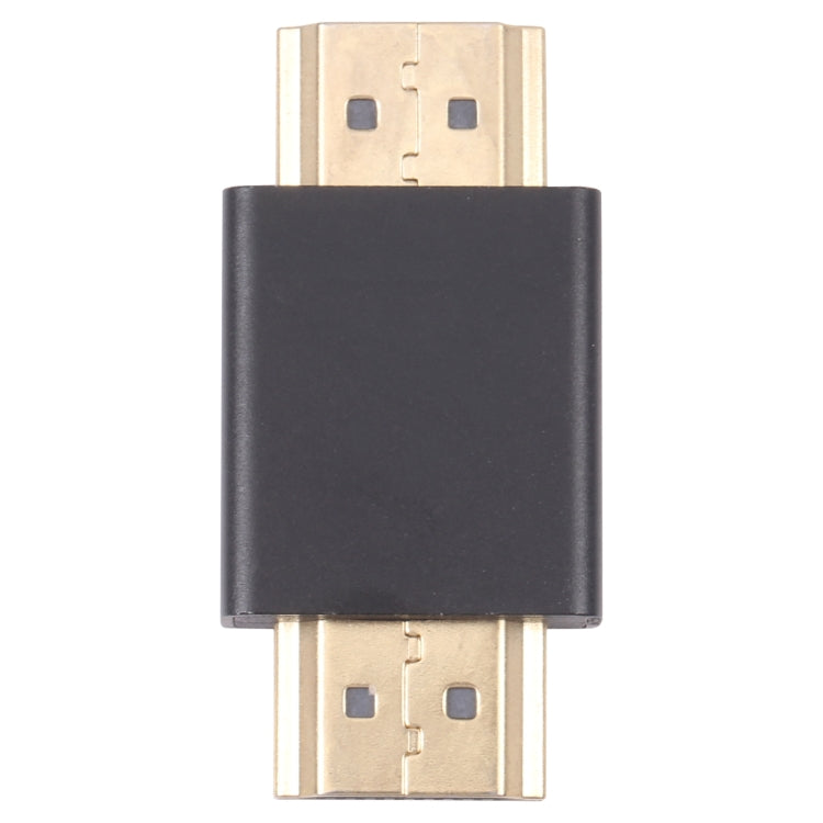 Gold-plated Head Male to Male HDMI Adapter(Black) by buy2fix
