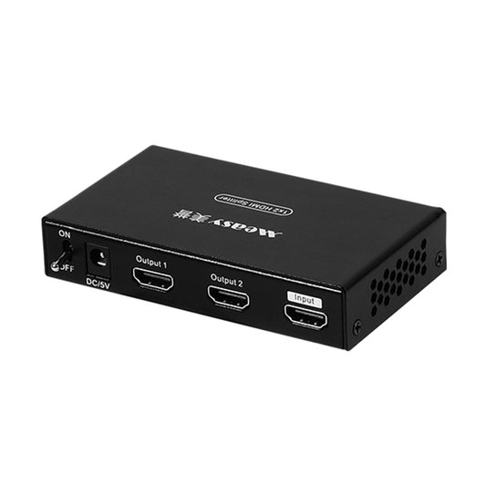 Measy SPH102 1 to 2 HDMI 1080P Simultaneous Display Splitter, US Plug - Splitter by Measy | Online Shopping UK | buy2fix