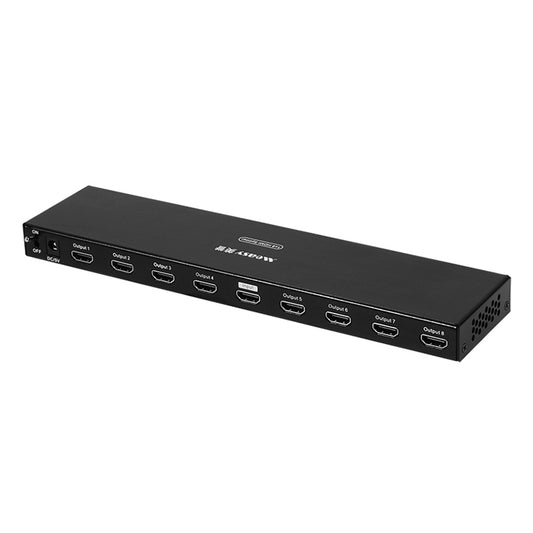 Measy SPH108 1 to 8 4K HDMI 1080P Simultaneous Display Splitter, US Plug - Splitter by Measy | Online Shopping UK | buy2fix