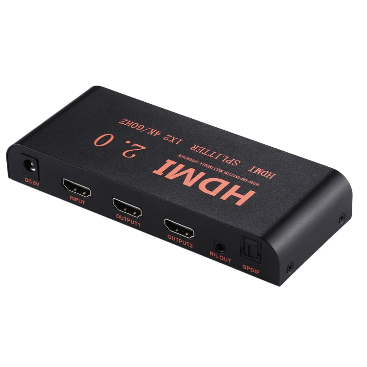 CY-041 1X2 HDMI 2.0 4K/60Hz Splitter, EU Plug by buy2fix