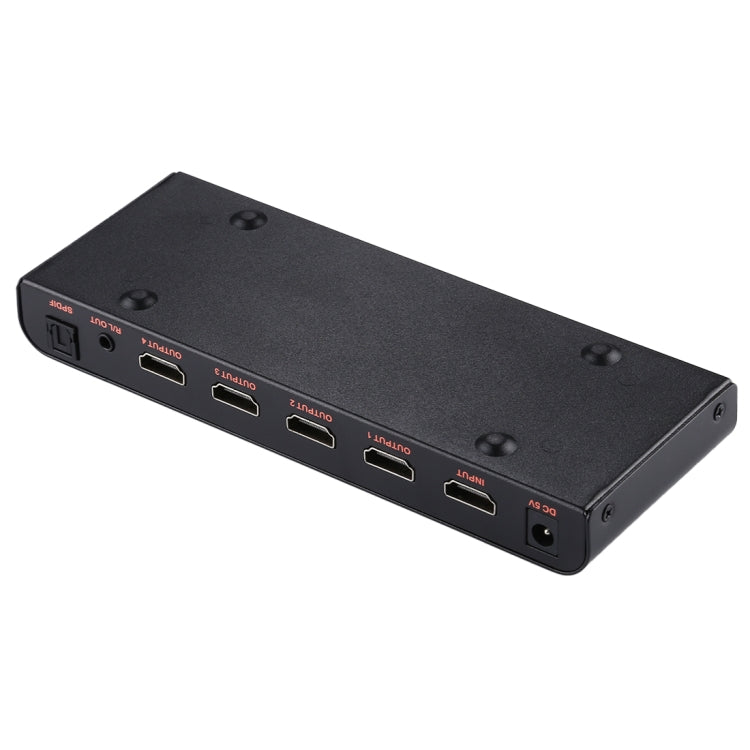 CY-042 1X4 HDMI 2.0 4K/60Hz Splitter, EU Plug by buy2fix