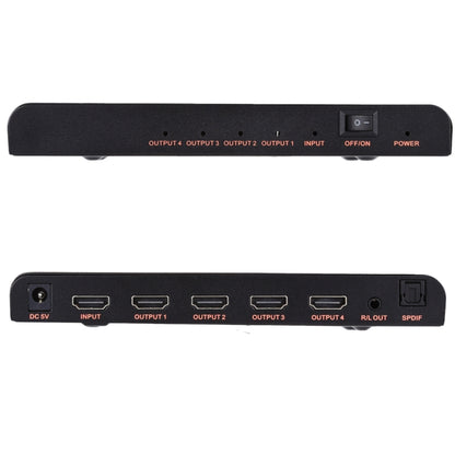CY-042 1X4 HDMI 2.0 4K/60Hz Splitter, EU Plug by buy2fix