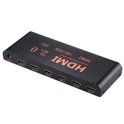5X1 4K/60Hz HDMI 2.0 Switch with Remote Control, EU Plug by buy2fix