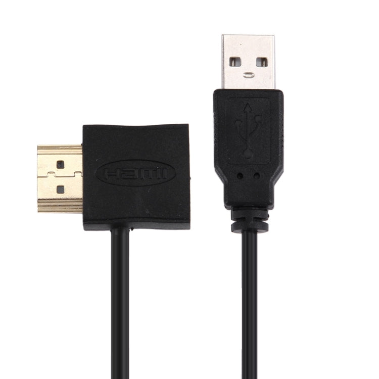 50cm HDMI Female + HDMI Male to USB 2.0 Male Connector Adapter Cable by buy2fix