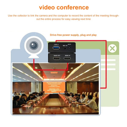 EC290 HDMI USB3.0 HD Video Capture Recorder Box Live Broadcast Card - Video Capture Solutions by buy2fix | Online Shopping UK | buy2fix