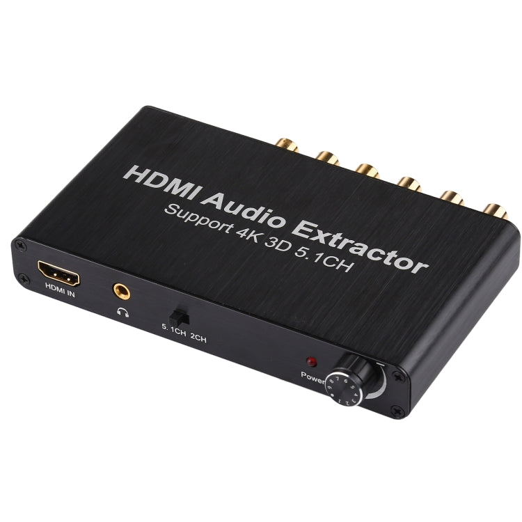 4K 3D HDMI 5.1CH Audio Decoder Extractor - Converter by buy2fix | Online Shopping UK | buy2fix
