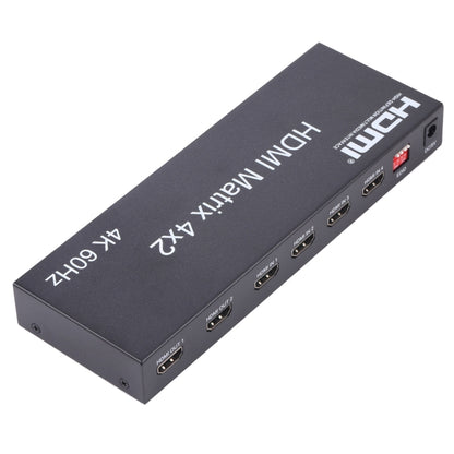 HDMI 4x2 Matrix Switcher / Splitter with Remote Controller, Support ARC / MHL / 4Kx2K / 3D, 4 Ports HDMI Input, 2 Ports HDMI Output - Switch by buy2fix | Online Shopping UK | buy2fix