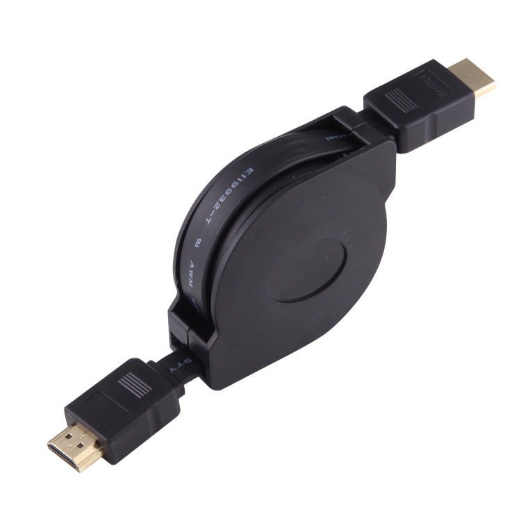 1m HDMI Male to HDMI Male Retractable Video Audio Connector Adapter Cable with Mini HDMI & Micro HDMI Adapters for HDTV Monitor & Projector & PC & Cameras & Tablets & Smartphones by buy2fix
