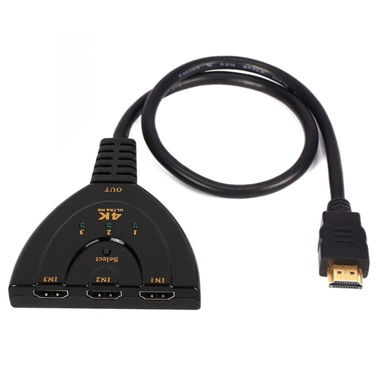 3 in 1 HDMI Input 4K x 2K HDTV Pigtail Switch Adapter HDMI Splitter by buy2fix