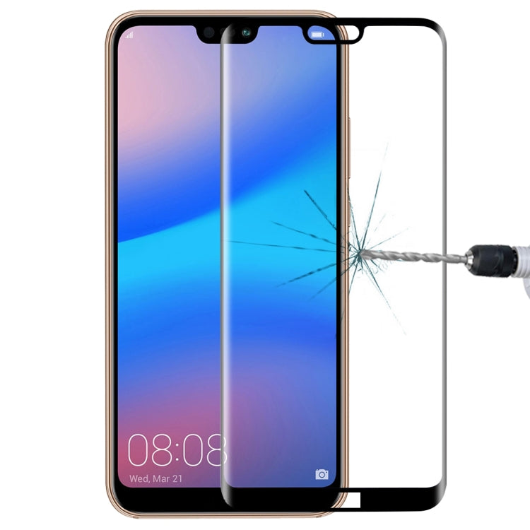For Huawei P20 Lite 0.3mm 9H Surface Hardness 3D Full Screen Tempered Glass Film - Huawei Tempered Glass by buy2fix | Online Shopping UK | buy2fix