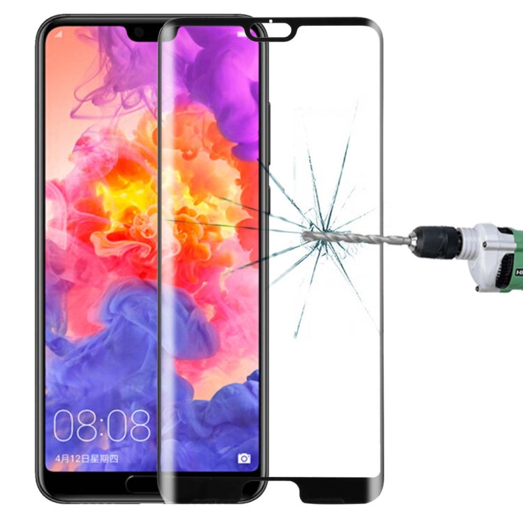For Huawei P20 Pro 0.3mm 9H Surface Hardness 3D Full Screen Tempered Glass Film by buy2fix