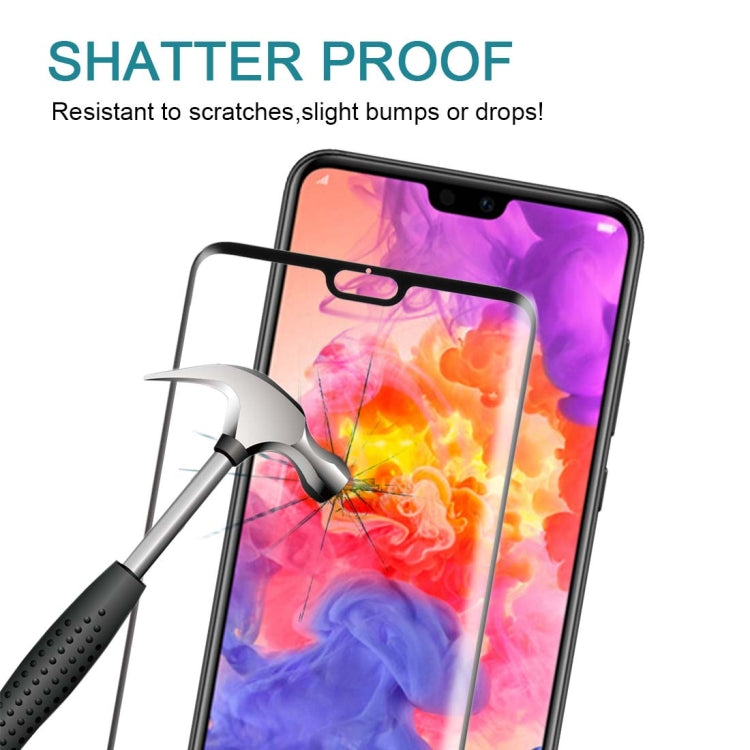 For Huawei P20 Pro 0.3mm 9H Surface Hardness 3D Full Screen Tempered Glass Film by buy2fix