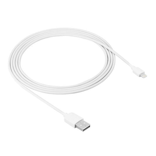 HAWEEL 3m High Speed 8 Pin to USB Sync and Charging Cable for iPhone, iPad(White) - Normal Style Cable by buy2fix | Online Shopping UK | buy2fix