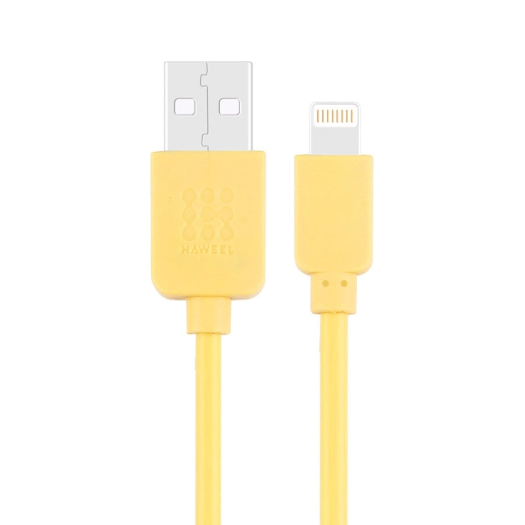 HAWEEL 1m High Speed 35 Cores 8 Pin to USB Sync Charging Cable for iPhone, iPad(Yellow) by buy2fix