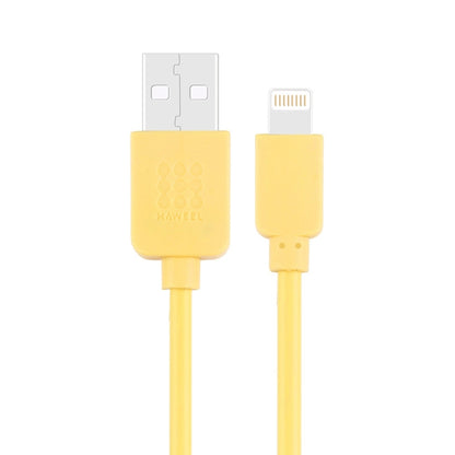 HAWEEL 1m High Speed 35 Cores 8 Pin to USB Sync Charging Cable for iPhone, iPad(Yellow) by buy2fix
